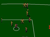 une photo d'Ã©cran de Aussie Rules Footy sur Nintendo Nes